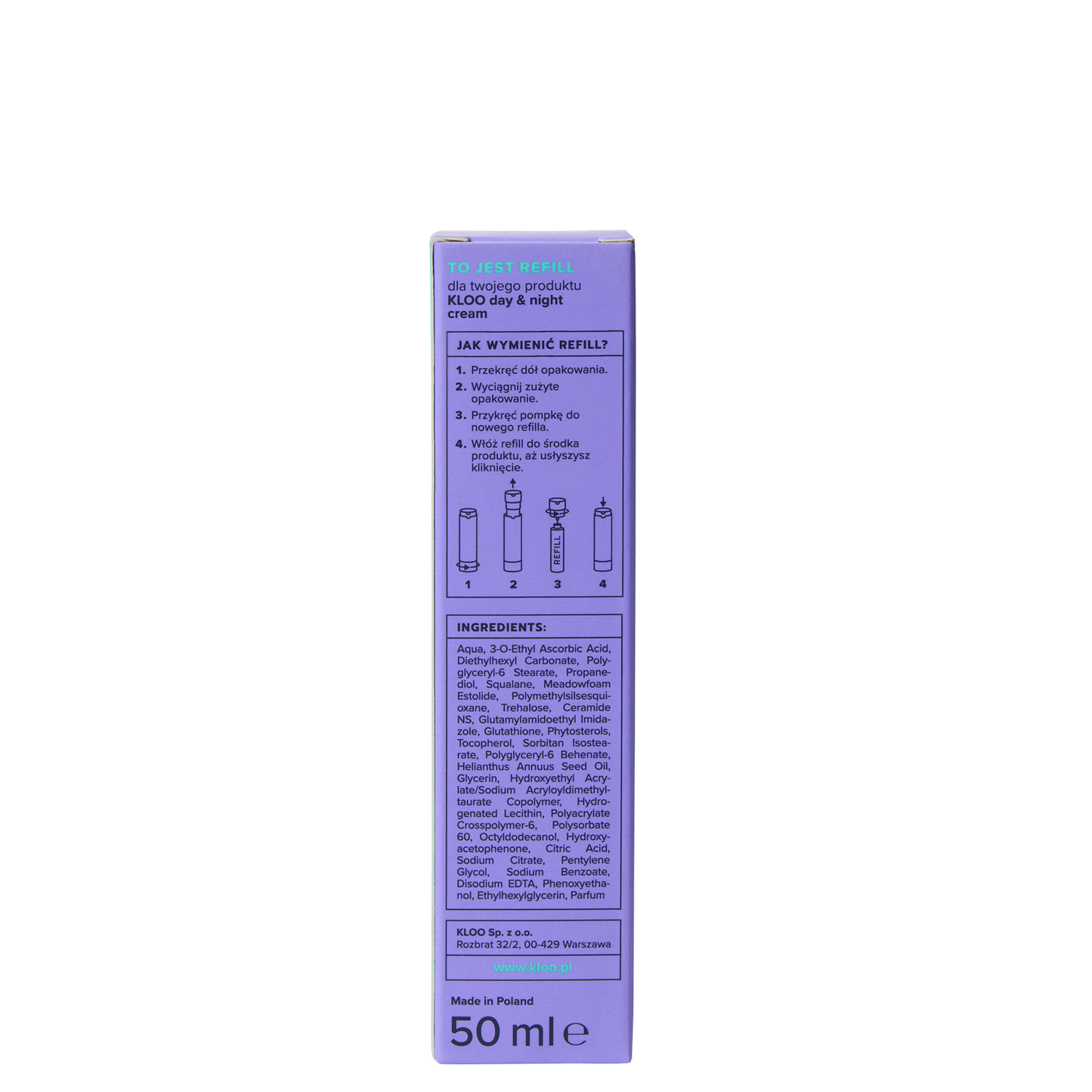 KREM UNIWERSALNY 50ML REFIL DAY&NIGHT CREAM