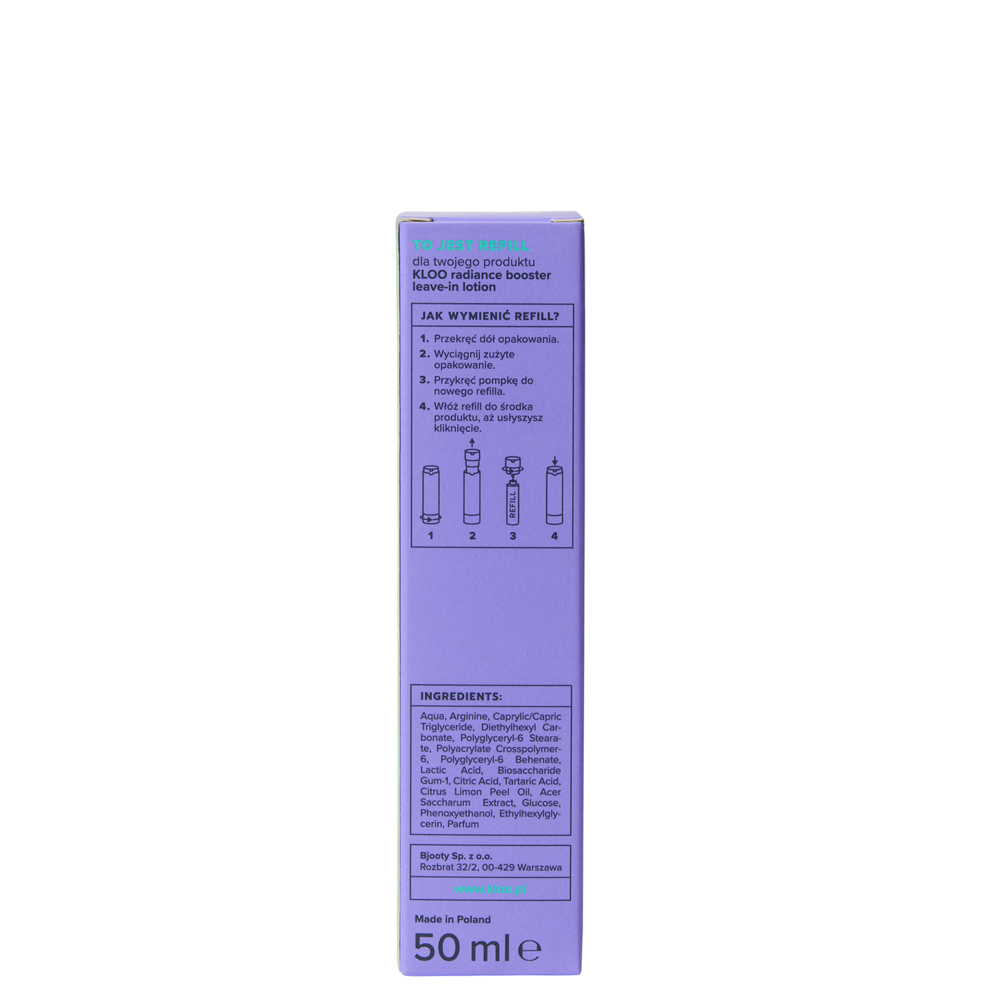 RADIANCE BOOSTER PEELING LOTION REFIL 50ML