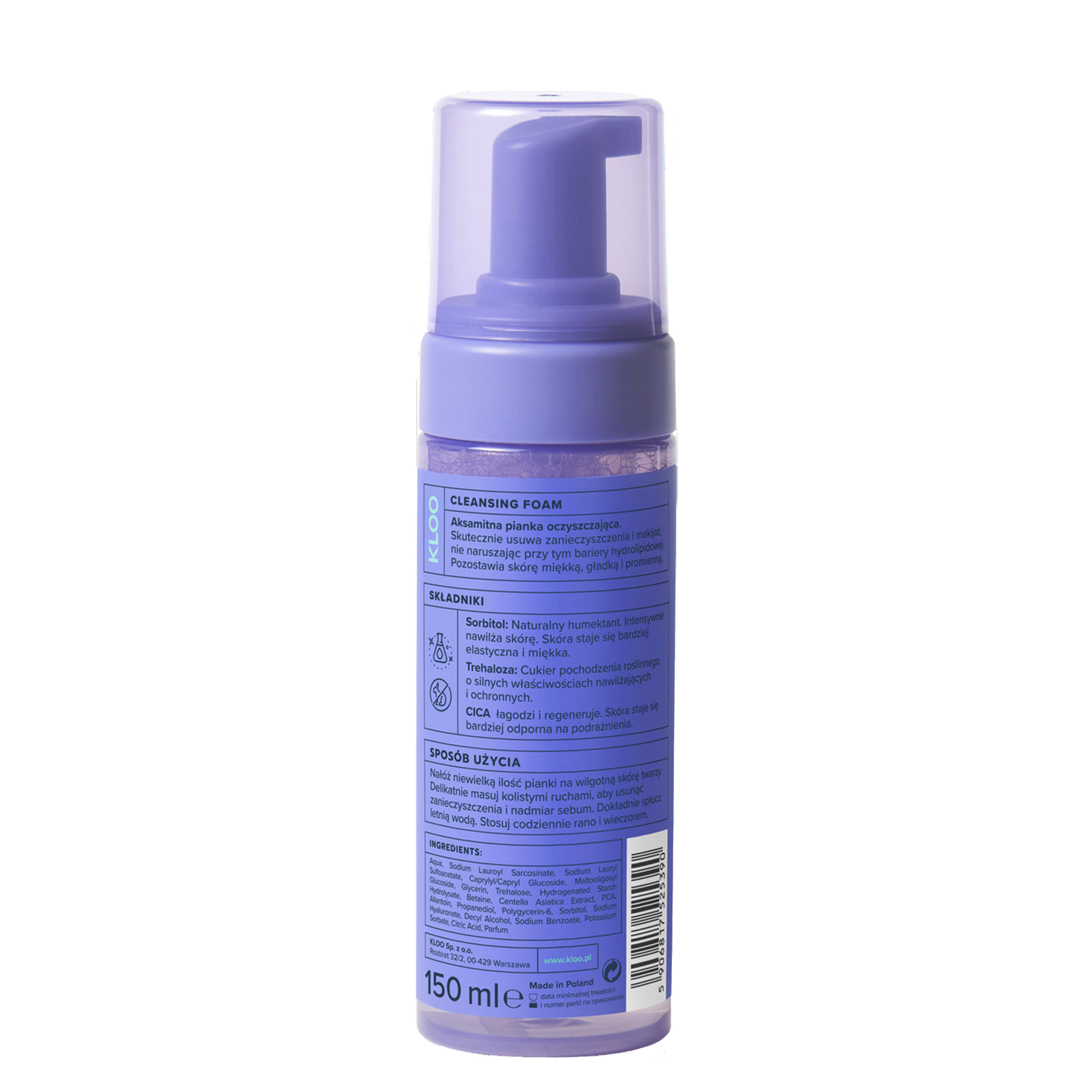 CLEANSING FOAM PIANKA OCZYSZCZAJĄCA