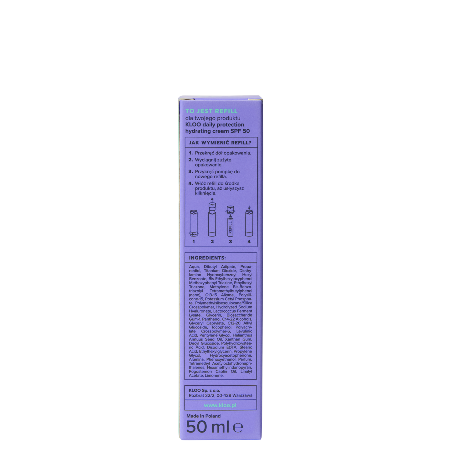DAILY PROTECTION SPF50 REFIL