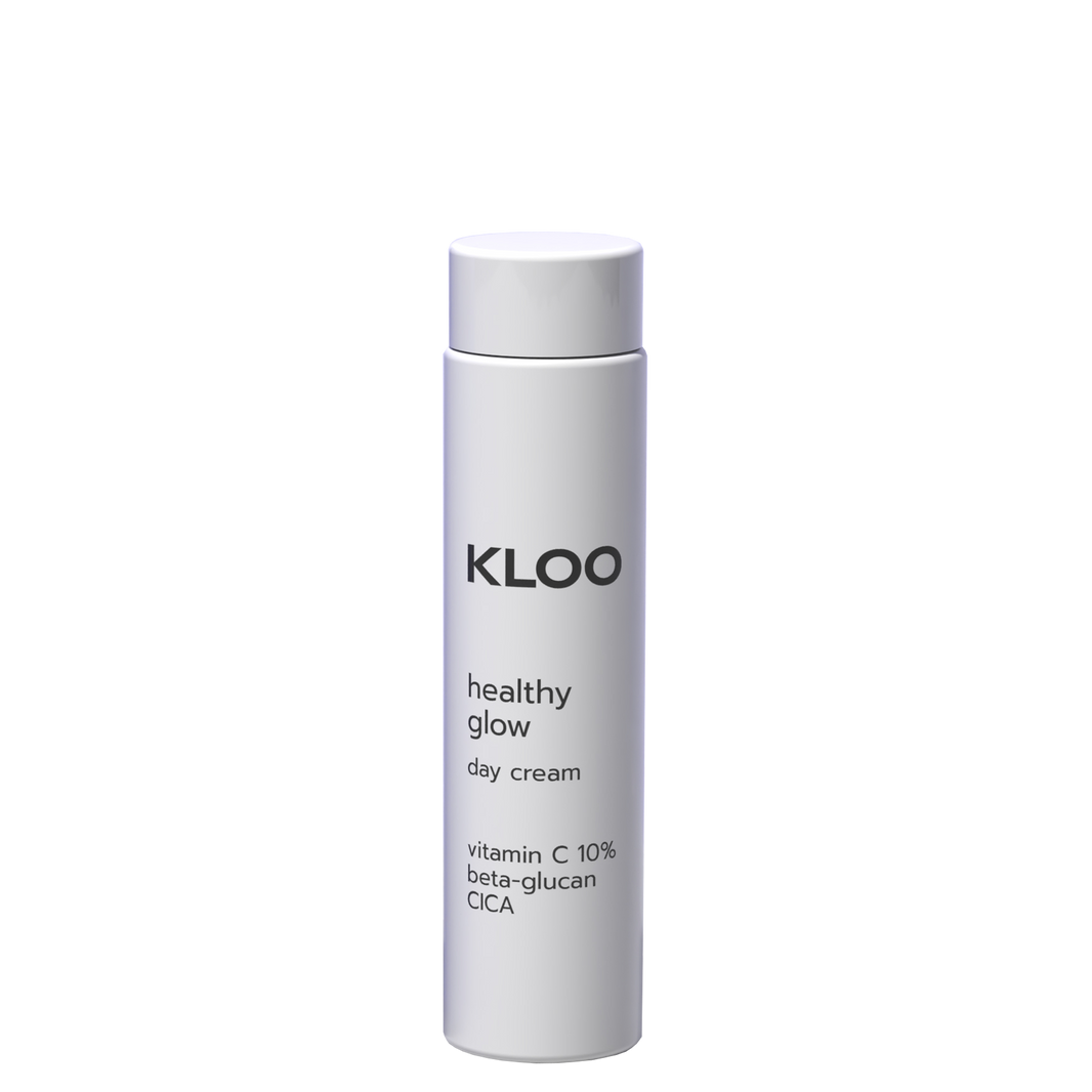 Healthy Glow Krem na dzień marki Kloo, 50 ml, w formie wymiennego wkładu (refill), idealny do codziennej pielęgnacji skóry.